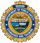 Oregon OR department of public safety DPS training logo seal